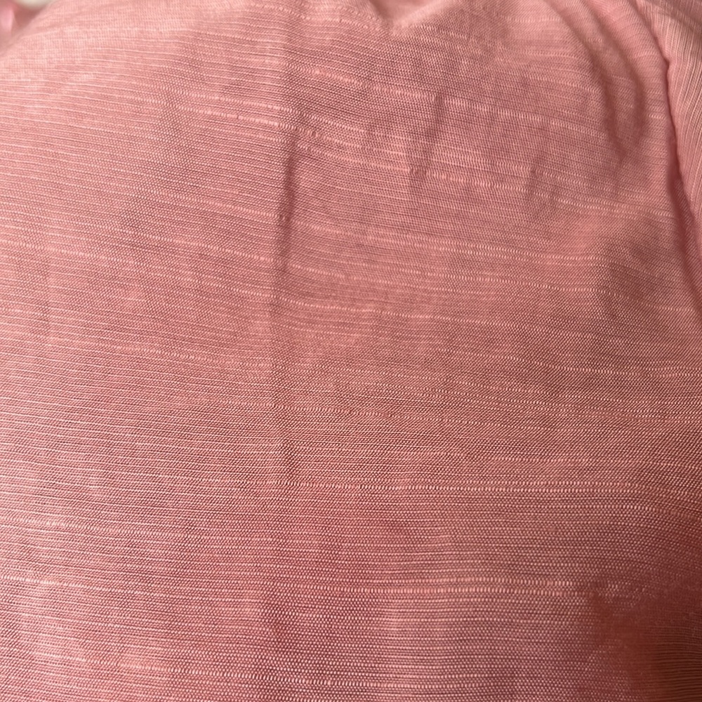 Hyfve Bohemian Pink Crop blouse w/Long Balloon Sleeves button waist Size Medium - Picture 10 of 12